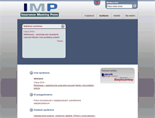 Tablet Screenshot of insurancemeetingpoint.com